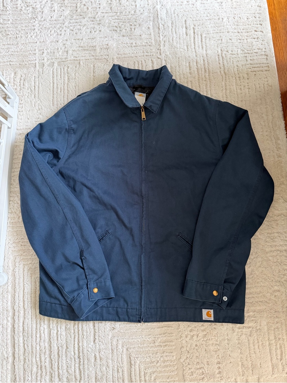 Vintage Carhartt Navy Blue Jacket 2XL tall